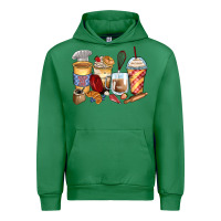 Emerald bakery coffee cups Urban Hoodie - Zillion Design Studio