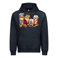 Bakery Coffee Cups Urban Hoodie | Teevron