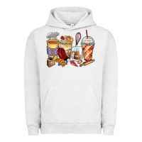 Pigment Lunar Rock bakery coffee cups Urban Hoodie - Zillion Design Studio