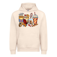 Sandshell bakery coffee cups Urban Hoodie - Zillion Design Studio