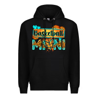 Black basketball mini with leopard Premium Hoodie - Zillion Design Studio