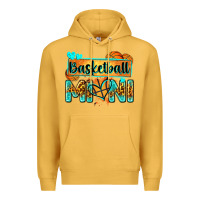 Mustard basketball mini with leopard Premium Hoodie - Zillion Design Studio