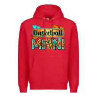 Red basketball mini with leopard Premium Hoodie - Zillion Design Studio
