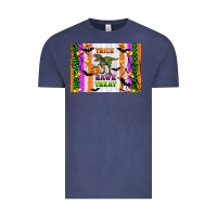 Vintage Denim Trick rawr treat kids bottle Vintage Tee - Artiststas