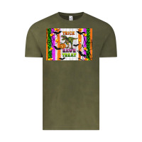 Vintage Olive Trick rawr treat kids bottle Vintage Tee - Artiststas