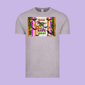 Trick Rawr Treat Kids Bottle Vintage Tee Designed By Artiststas