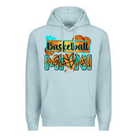 Blue Mist basketball mini with leopard Premium Hoodie - Zillion Design Studio
