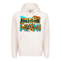 Pale Pink basketball mini with leopard Premium Hoodie - Zillion Design Studio