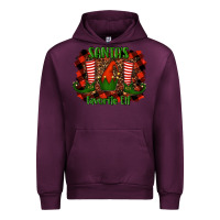 Mauve Wine santa's favorite elf Urban Hoodie - RanaPortraitStore