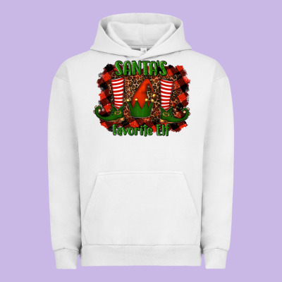 Santa's Favorite Elf Urban Hoodie Designed By Ranaportraitstore