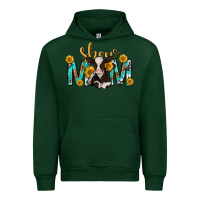 Forest Green show mom with cow mothers day Urban Hoodie - texasbilliewilder