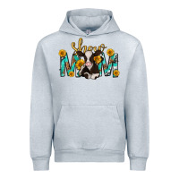 Heather Grey show mom with cow mothers day Urban Hoodie - texasbilliewilder