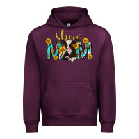 Mauve Wine show mom with cow mothers day Urban Hoodie - texasbilliewilder