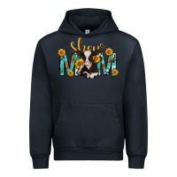 Navy show mom with cow mothers day Urban Hoodie - texasbilliewilder