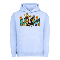 Pigment Grape Ice show mom with cow mothers day Urban Hoodie - texasbilliewilder