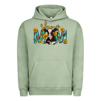 Pigment Oil Green show mom with cow mothers day Urban Hoodie - texasbilliewilder