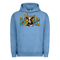 Pigment Pebble Blue show mom with cow mothers day Urban Hoodie - texasbilliewilder