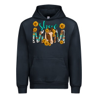 Navy show mom with horse mothers day Urban Hoodie - texasbilliewilder