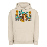 Pigment French Oak show mom with horse mothers day Urban Hoodie - texasbilliewilder