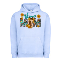 Pigment Grape Ice show mom with horse mothers day Urban Hoodie - texasbilliewilder