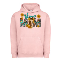 Pigment Salmon show mom with horse mothers day Urban Hoodie - texasbilliewilder