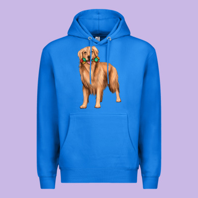 Golden Retriever With Toys Premium Hoodie Designed By Texasbilliewilder