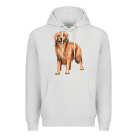 Dove Grey golden retriever with toys Premium Hoodie - texasbilliewilder