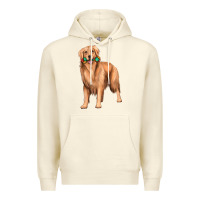 Sandshell golden retriever with toys Premium Hoodie - texasbilliewilder