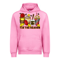 Fuchsia Pink tis' the season softball coffee cups Urban Hoodie - Zillion Design Studio