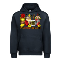 Navy tis' the season softball coffee cups Urban Hoodie - Zillion Design Studio