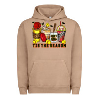 Pigment Burro tis' the season softball coffee cups Urban Hoodie - Zillion Design Studio