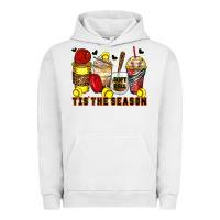 Pigment Lunar Rock tis' the season softball coffee cups Urban Hoodie - Zillion Design Studio