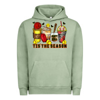 Pigment Oil Green tis' the season softball coffee cups Urban Hoodie - Zillion Design Studio