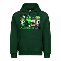 Forest Green tis' the season soccer coffee cups Urban Hoodie - Zillion Design Studio