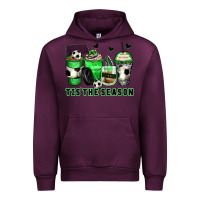 Mauve Wine tis' the season soccer coffee cups Urban Hoodie - Zillion Design Studio