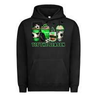 Pigment Black tis' the season soccer coffee cups Urban Hoodie - Zillion Design Studio