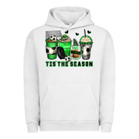 Pigment Lunar Rock tis' the season soccer coffee cups Urban Hoodie - Zillion Design Studio