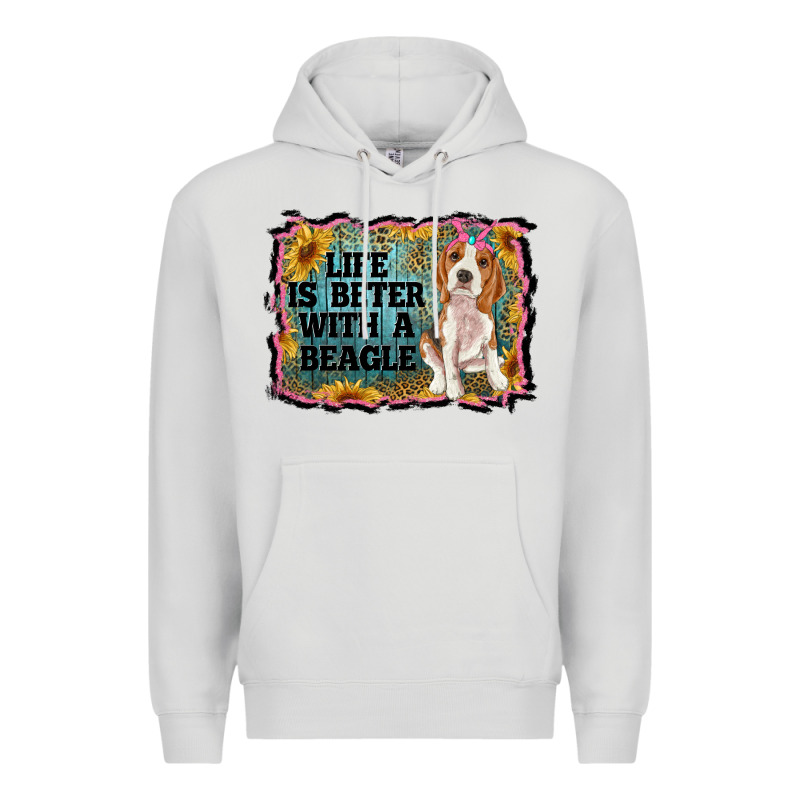 Life Is Better With A Beagle Premium Hoodie by RanaPortraitStore | Teevron