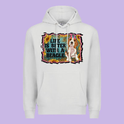 Life Is Better With A Beagle Premium Hoodie Designed By Ranaportraitstore