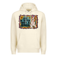 Sandshell life is better with a beagle Premium Hoodie - RanaPortraitStore