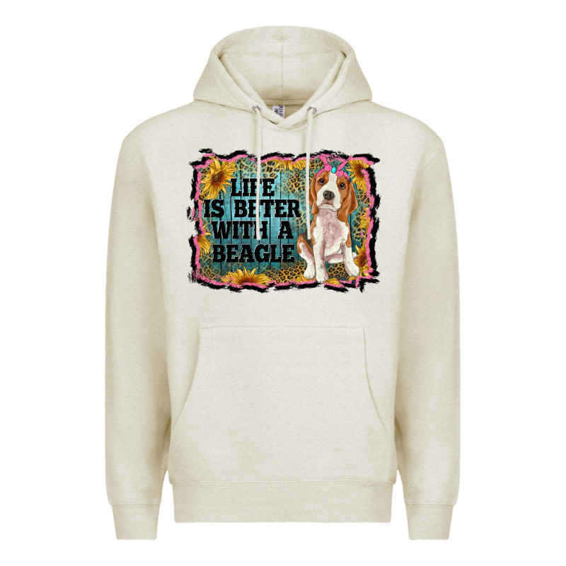 Life Is Better With A Beagle Premium Hoodie by RanaPortraitStore | Teevron
