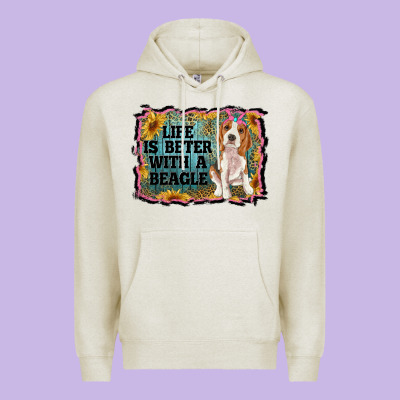 Life Is Better With A Beagle Premium Hoodie Designed By Ranaportraitstore