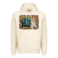 Tofu life is better with a beagle Premium Hoodie - RanaPortraitStore