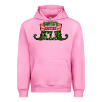 Fuchsia Pink santa's cutest elf christmas Urban Hoodie - RanaPortraitStore