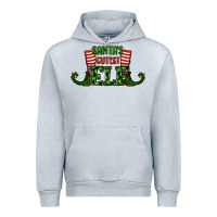 Heather Grey santa's cutest elf christmas Urban Hoodie - RanaPortraitStore