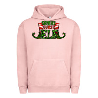 Pigment Salmon santa's cutest elf christmas Urban Hoodie - RanaPortraitStore