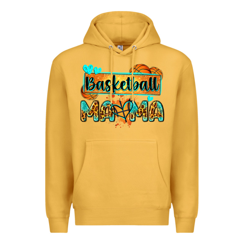 Basketball Mama With Leopard Premium Hoodie by Zillion Design Studio | Teevron