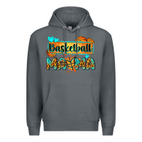 Rock basketball mama with leopard Premium Hoodie - Zillion Design Studio