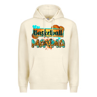 Sandshell basketball mama with leopard Premium Hoodie - Zillion Design Studio