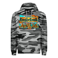 Slate Camo basketball mama with leopard Premium Hoodie - Zillion Design Studio